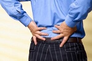 rugpijn met lumbale osteochondrose