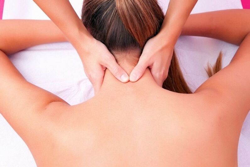 nekmassage voor osteochondrose