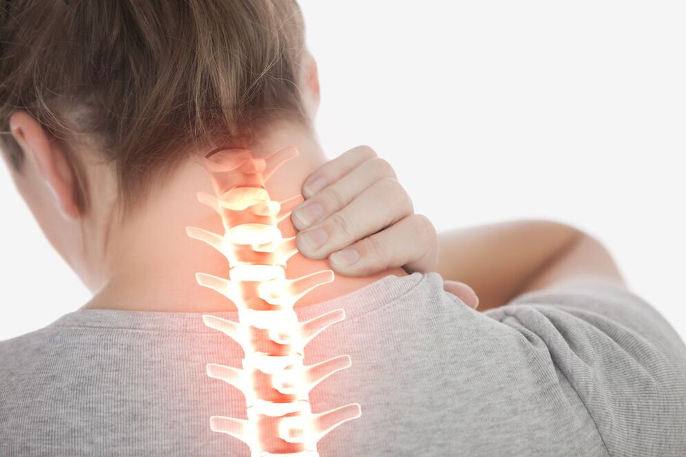 nekpijn als gevolg van osteochondrose
